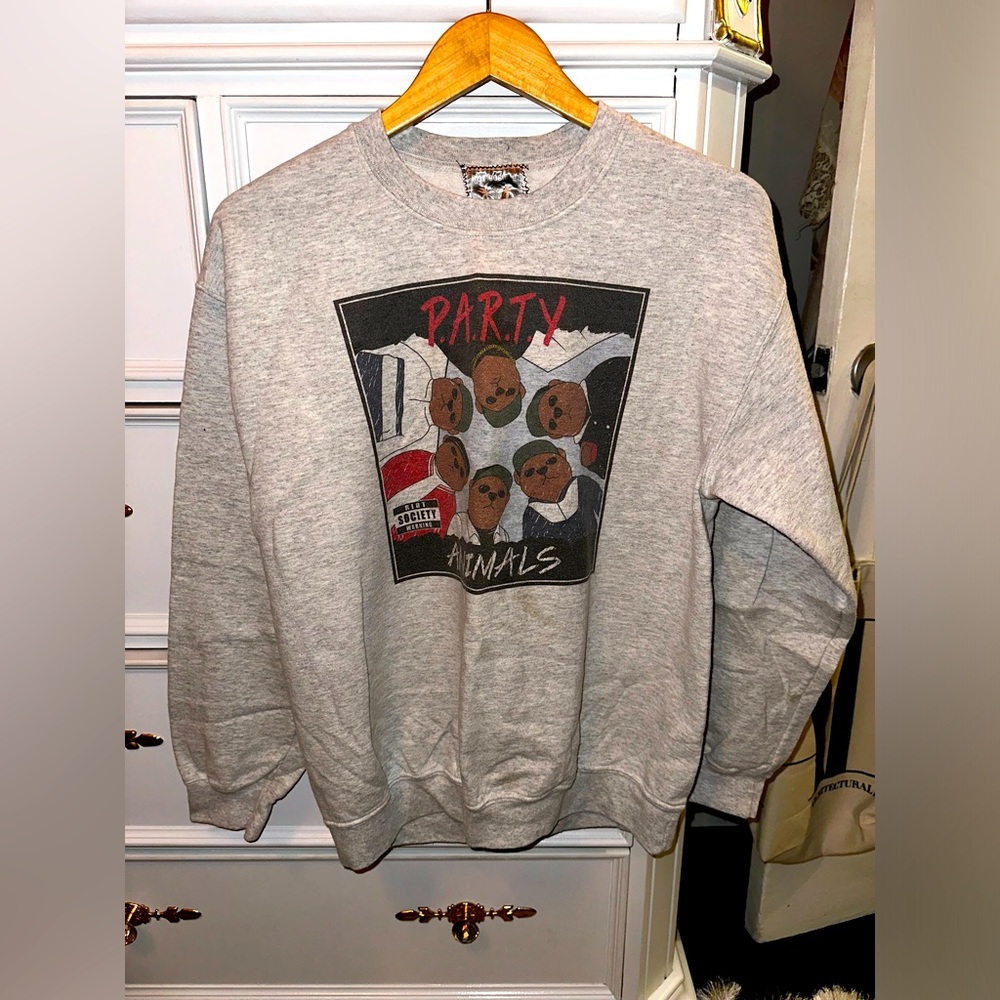 N.W.A. Straight Out of Compton Party Animals Sweatshirt, Riot Society Size M